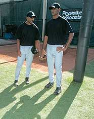 Young Bucs: The real test for Dinesh Patel (left) and Rinku Singh will begin in April when baseball season starts